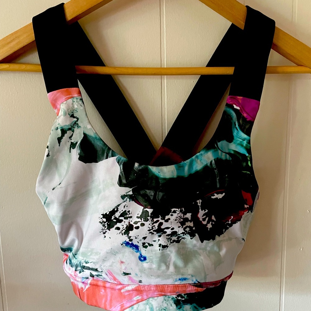 Lululemon Adjustable Band All Sport Bra Size 10